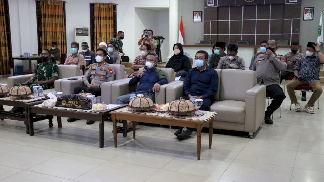 Pemerintah Kabupaten Luwu Timur melakukan Rapat Koordinasi Percepatan Vaksinasi Covid-19.