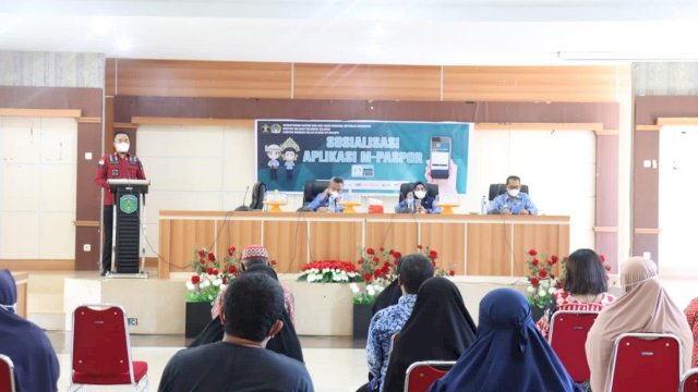 Sosialisasi Aplikasi M-Paspor yang diselenggarakan oleh Kantor Imigrasi Kelas III Non TPI Palopo.