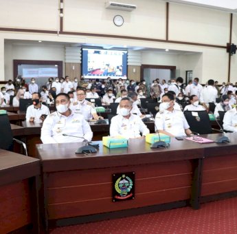 Bupati Luwu Timur Hadiri Rakor Pencegahan Korupsi Terintegrasi Provinsi Sulsel