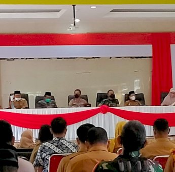 Pemkab dan Polres Luwu Timur Sosialisasi Percepatan Vaksinasi Covid- 19