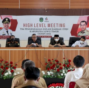 Bupati Luwu Timur Pimpin Rakor Tim Pengendalian Inflasi Daerah
