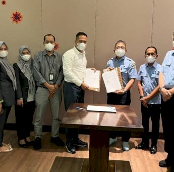 <strong>Manjakan Pelanggan, Perumda Air Minum Kota Makassar Jalin Kerjasama dengan Bank Sulselbar</strong>