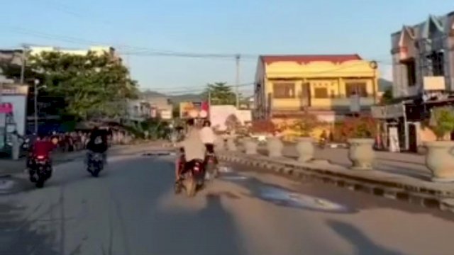 Balapan Liar di Mamuju, Sulawesi Barat, Minggu (01/05/2022). (Istimewa)