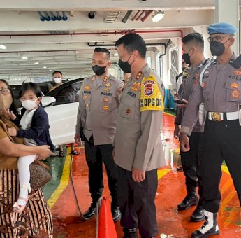 Kapolda Banten Apresiasi Lancarnya Pelayanan Arus Balik Libur Idul Fitri 1443 H