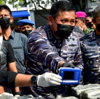 TNI AL Berhasil Gagalkan Penyelundupan 179 Kg Narkoba Jenis Kokain Senilai Rp 1,25 Triliun