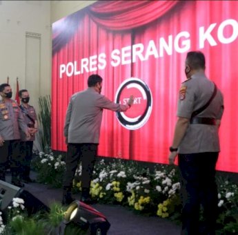 Kapolda Banten Resmikan Peningkatan Tipologi Polresta Serang Kota Menjadi Tipe C