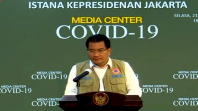 Juru Bicara Satgas Penanganan Covid19, Wiku Adisasmito. (SC. setpres)