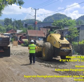 Fokus Gubernur Andi Sudirman, Ruas Minasatene Pangkep Mulai Dikerjakan