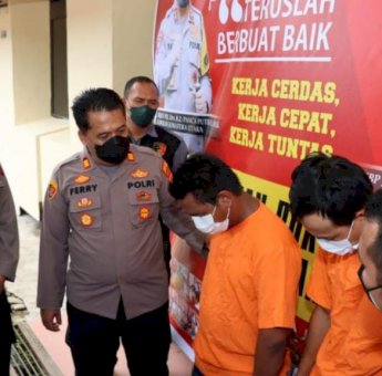Polres Batu Bara Ringkus Dua Pelaku Pembobolan Rumah Pemudik