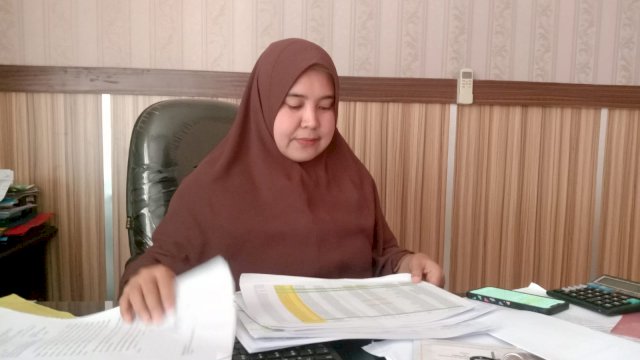 Kasubag Keuangan BPKAD Jeneponto, Ninik Hartini. (Istimewa)