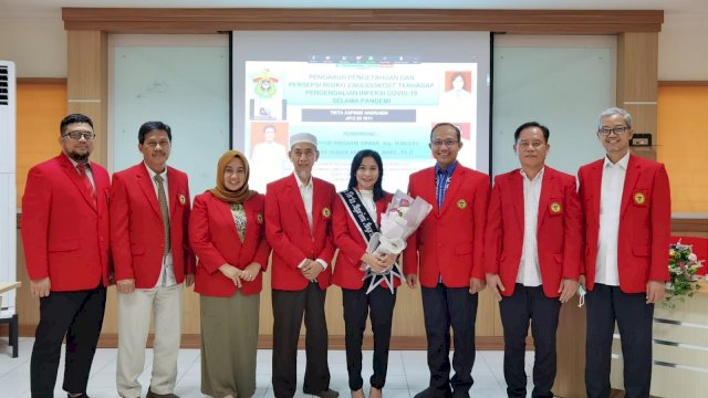 Fakultas kedokteran Gigi (FKG) Unhas menggelar yudisium untuk pertama kalinya bagi lulusan Program Studi Magister (S2) Kedokteran Gigi, di Ruang Kuliah Magister, Rabu (11/05/2022). (Istimewa)
