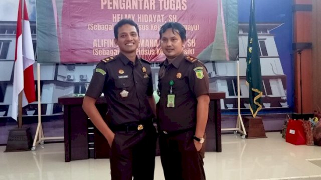 Helmy Hidayat dan Alifin Nurahmana Wanda. (Ist)
