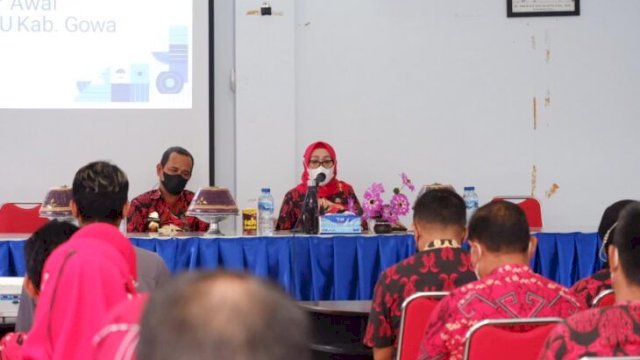 Dinas PUPR Kabupaten Gowa melaksanakan Seminar Awal Pembuatan SIMTARU, di Kantor Dinas PUPR Kabupaten Gowa, Kamis (12/05/2022). (Ist)