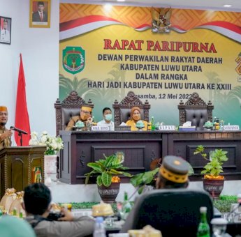 DPRD Gelar Rapat Paripurna HUT ke-23 Kabupaten Luwu Utara