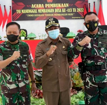 Dedikasi Terbaik Membangun NKRI, Ini Sasaran TMMD ke-113 di Soppeng