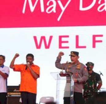 Kapolri Sampaikan Apresiasi Buruh Dalam Pemenuhan Vaksinasi Covid-19