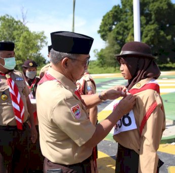 176 Anggota Pramuka Cabang Gowa Ikut Seleksi Jambore Nasional