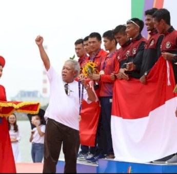 Tim Dayung Indonesia di SEA Games XXXI Vietnam Dulang 8 Emas