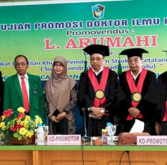 Laode Arumahi Raih Gelar Doktor Ilmu Hukum: Perlu Ada Peradilan Khusus Pemilu