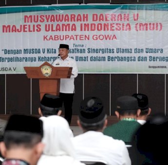 Hadir di Musda MUI, Wabup Gowa : Untuk Kemaslahatan Umat Pemerintah Harus Dilibatkan