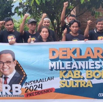 Giliran Mileanies Bombana Deklarasi Dukung Anies Baswedan Untuk Presiden RI 2024