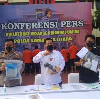 Polda Sumut Tangkap 6 Tersangka Penambang Emas Ilegal yang Sebabkan 12 Orang Meninggal
