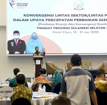 Angka Stunting di Sulsel Menurun, Andi Sudirman Sampaikan Terima Kasih ke Tenaga Gizi dan Konselar Stunting