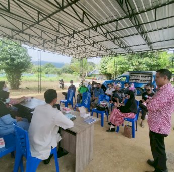 Sosialisasi Cara Beternak Kambing dan Itik, Dinas Perpustakaan Gandeng Dinas Pertanian Luwu Timur