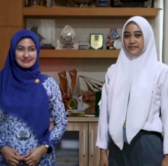 Temui Bupati Luwu Utara, Ini yang Disampaikan Bintang Anggota Paskibraka Nasional 2022