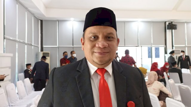 Kepala DPMPTSP Kabupaten Gowa Indra Setiawan Abbas, saat ditemui belum lama ini. (Chaerani/Republiknews.co.id)