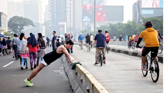 Car Free Day di Jakarta. (Istimewa)