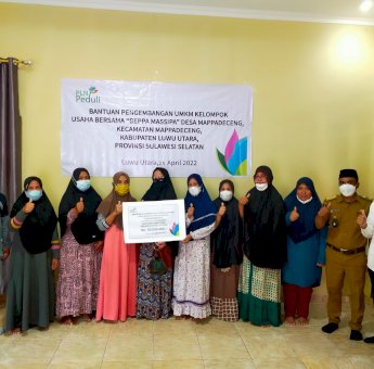 Lewat Program TJSL PLN, Kelompok UMKM di Luwu Utara Dapat Suntikan Modal