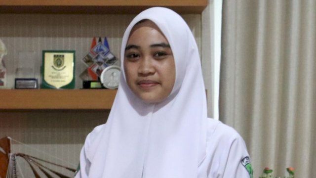 Siswi SMA Negeri 7 Luwu Utara, Bintang, menjadi Perwakilan Sulawesi Selatan dalam Paskibraka di Istana Negara pada 17 Agustus 2022 mendatang. (Istimewa)