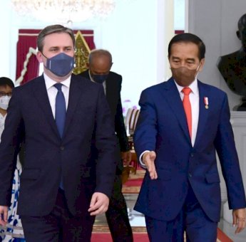 Presiden Jokowi Terima Kunjungan Kehormatan Menlu Serbia