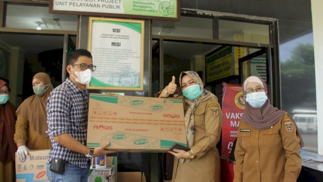 Badan Intelejen Negara (Bin) Daerah Sulbar menggelar Vaksinasi Covid-19 berhadiah. (Istimewa)
