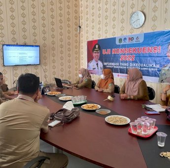 PPID Lutim Kembali Gelar Uji Konsekuensi Informasi yang Dikecualikan Tahun 2022