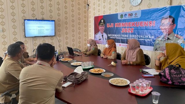 PPID Lutim Kembali Gelar Uji Konsekuensi Informasi yang Dikecualikan Tahun 2022.