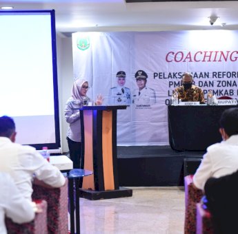 Buka Coaching Clinic Pelaksanaan Reformasi Birokrasi, Indah : Target Kita Peningkatan Pelayanan Masyarakat