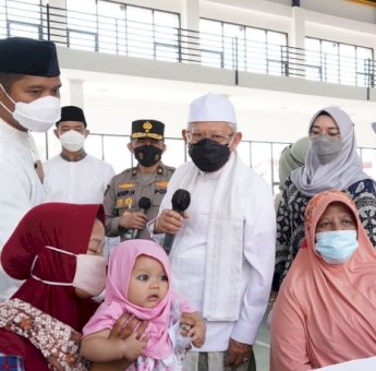 Wakil Presiden Hadiri Baksos Kesehatan TNI-Polri dan Kemenkes di Banten