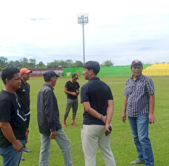 Tinjau Stadion BJ Habibie Parepare Jelang Laga Uji Coba, Manajemen PSM: Belum Menenuhi Syarat