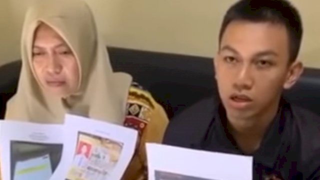 Tangkapan Layar video viral yang beredar Casis Bintara Polda Metro Jaya yang mengaku Lulus dan kemudian namanya diganti sengan nama Casis lain. (Istimewa)