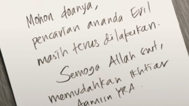 Pesan menyentuh di akun Instagram Ridwan Kamil. (Istimewa)