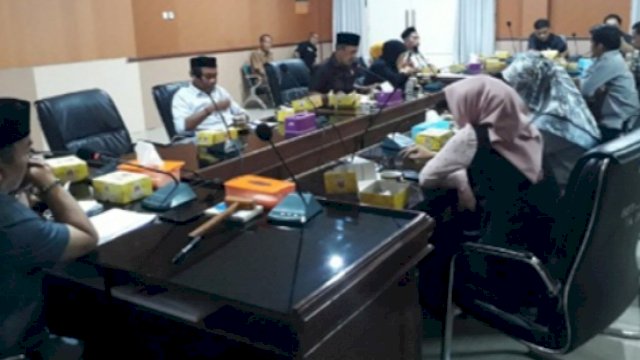 Rapat Badan Musyawarah DPRD Kabupaten Jeneponto, Senin (07/02/2022). (Istimewa)