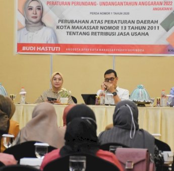 Legislator Makassar Budi Hastuti Imbau Masyarakat Taat Bayar Retribusi