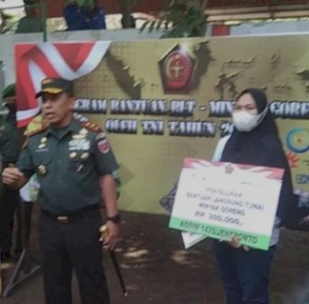 Pangdam XIV Hasanuddin Pantau Penyaluran BLT di Kodim 1425 Jeneponto