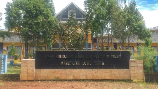 Kantor Dinas PUPR Luwu Timur.