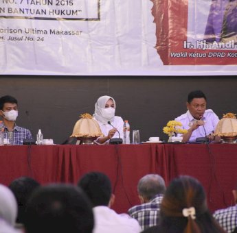 Demi Keadilan, Wakil Ketua DPRD Makassar Imbau Warga Tak Segan Minta Bantuan Hukum ke Pemerintah