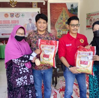 Binda Sulbar Gandeng KNPI Gelar Vaksinasi Massal Berhadiah Sembako di Polman