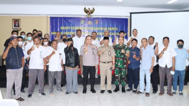 Polres Metro Jakbar Bersama 3 Pilar dan Agen Minyak Goreng Gelar Rapat Koordinasi Pengawasan HET. (Istimewa)