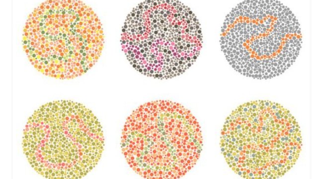 Test warna untuk mata. (Ilustrasi)